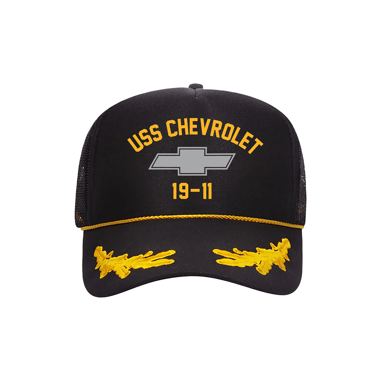 Chevrolet "USS Chevrolet 19-11" Black Foam Trucker Hat
