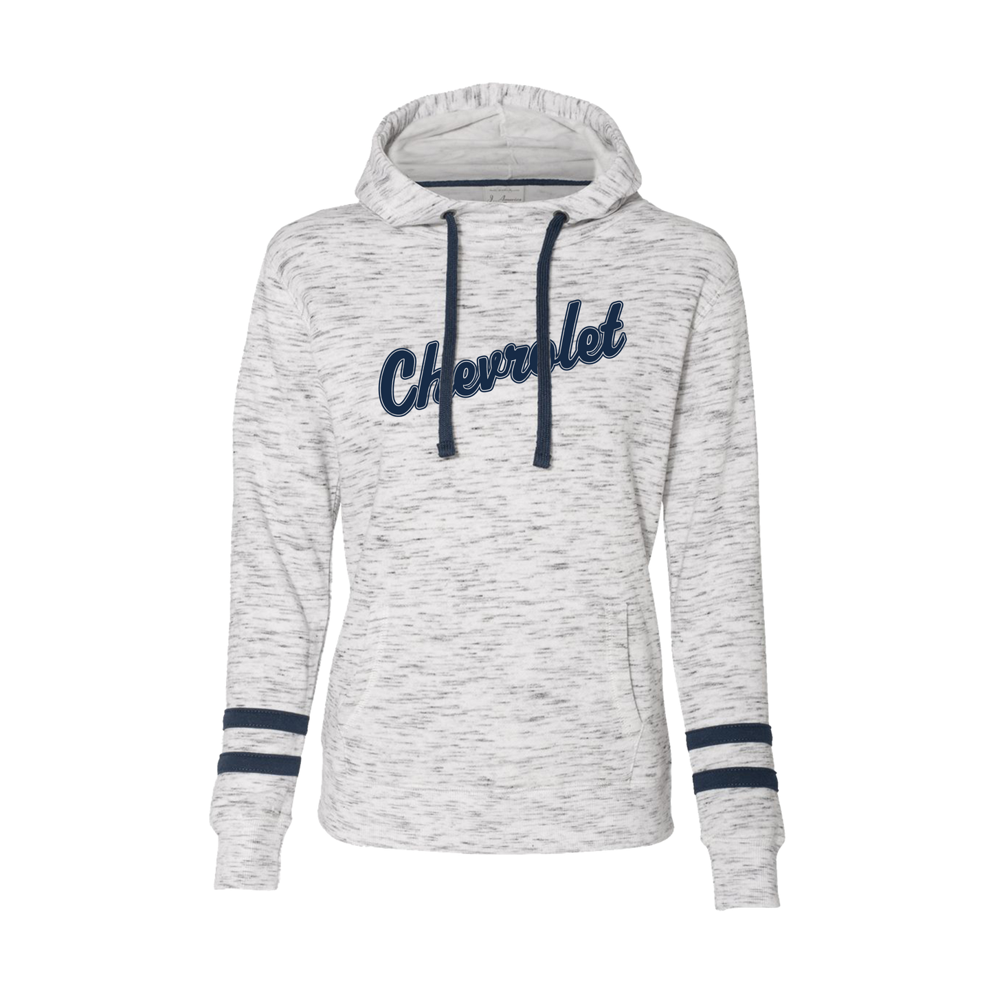 Ladies Heather Grey Hooded Sweatshirt