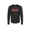 Chevy Racing "Checkered Flags" Long Sleeve T-Shirt