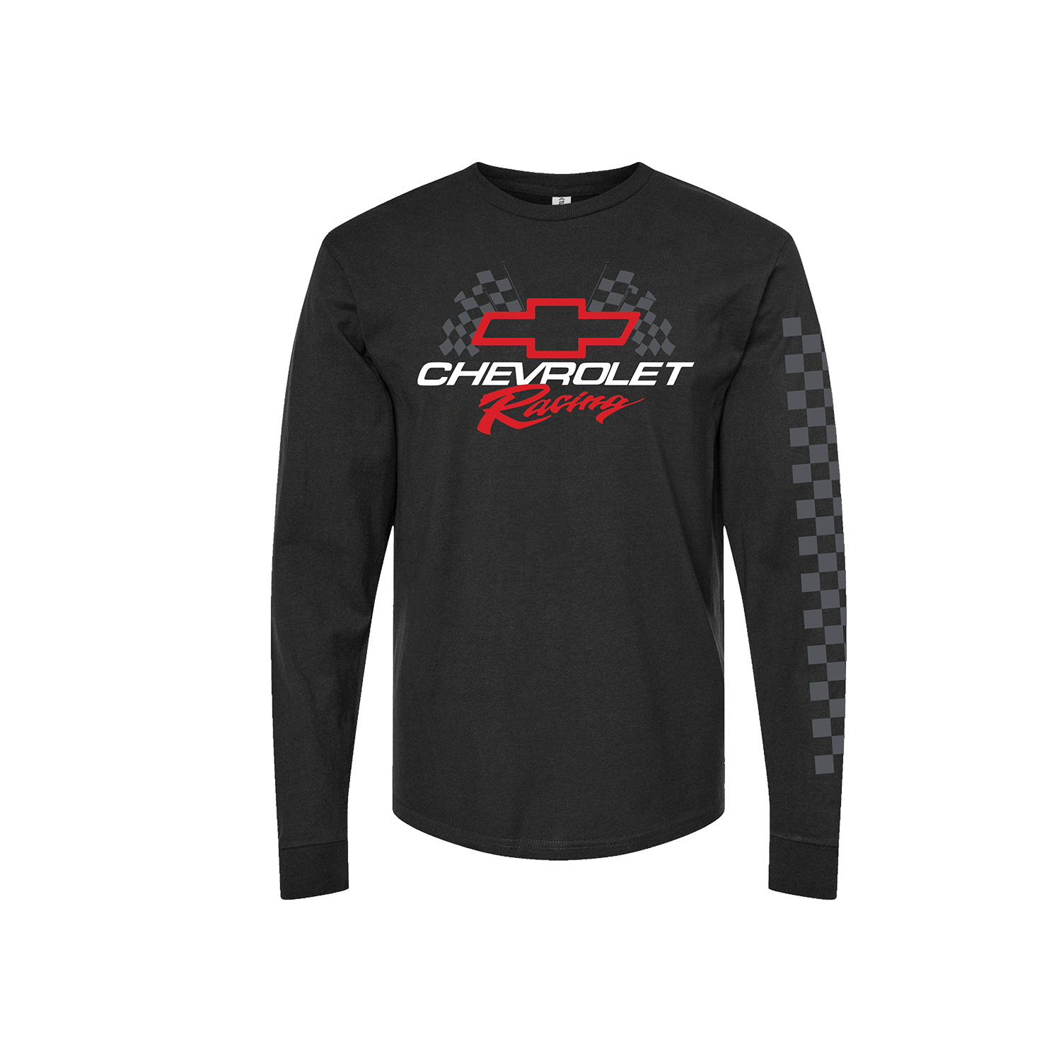 Chevy Racing "Checkered Flags" Long Sleeve T-Shirt