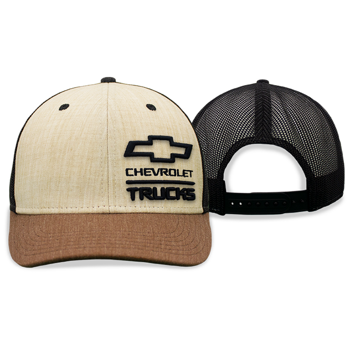 Chevy Trucks "Cork Bowtie" Mesh Snapback Hat