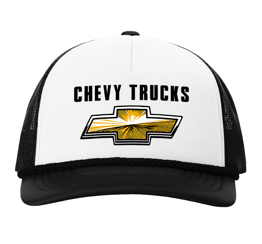 Kid's Chevrolet Trucks Gold Bowtie Foam Trucker