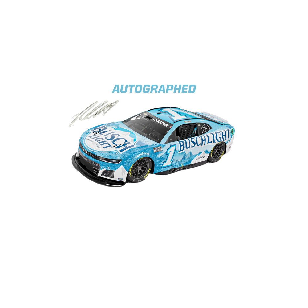 Autographed Ross Chastain #1 2025 Busch Light 1:24 Diecast