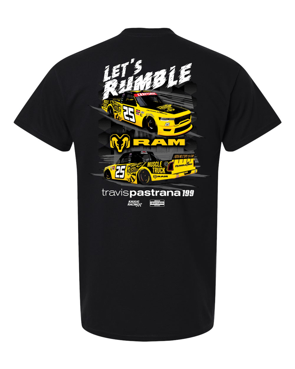 Kaulig Racing x Ram - #25 Travis Pastrana T-Shirt (Limited Preorder)