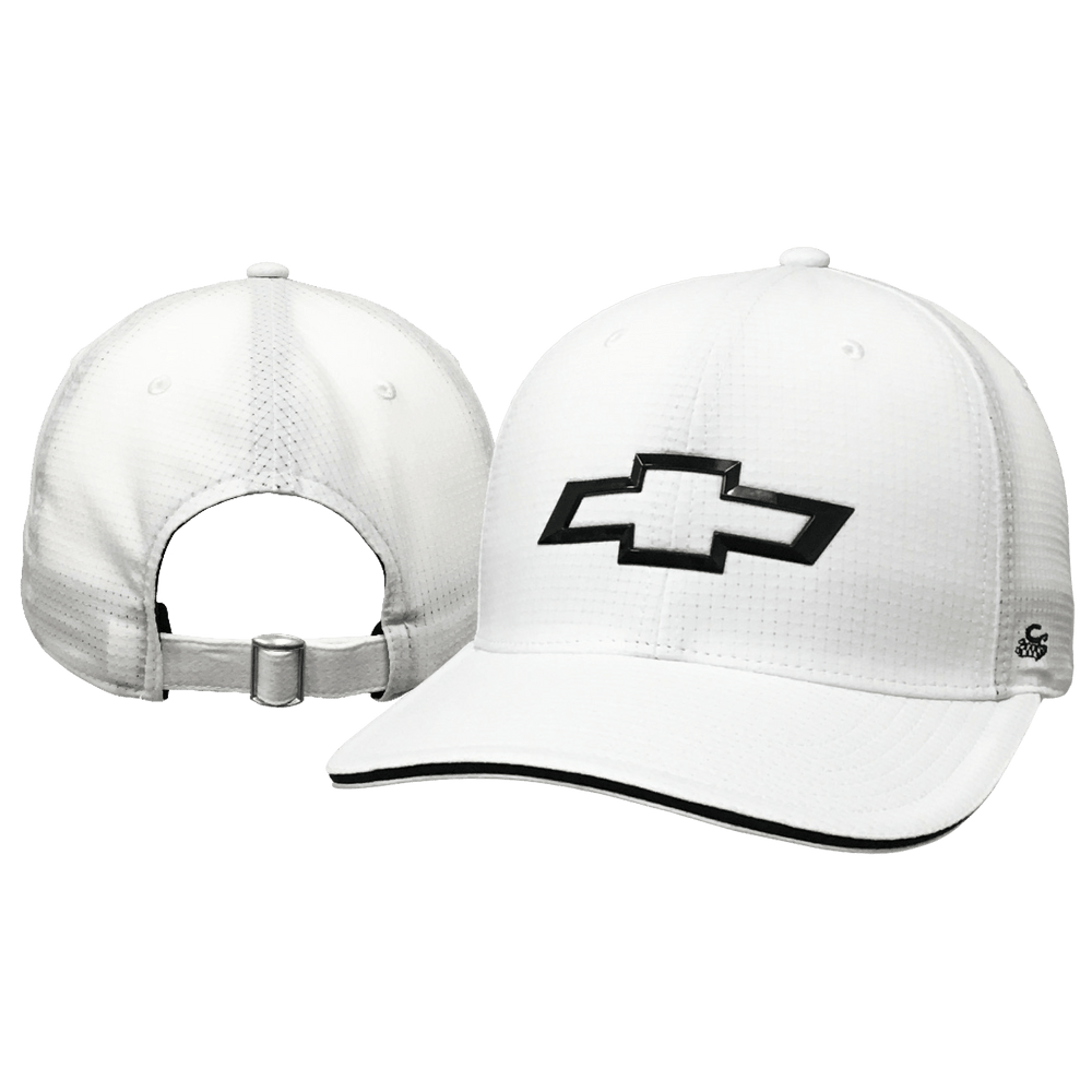 Chevrolet White Performance Adjustable Cap