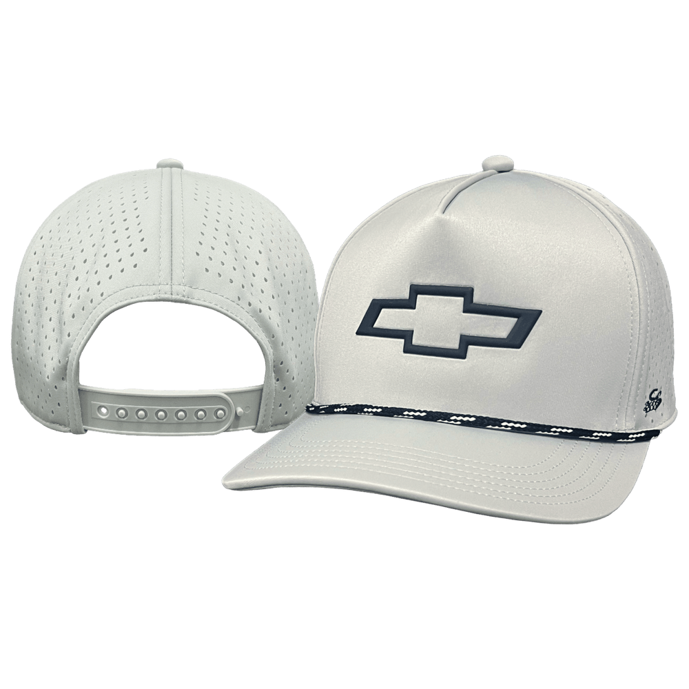 Chevrolet Neoprene 3D Bowtie Perforated Snapback Hat