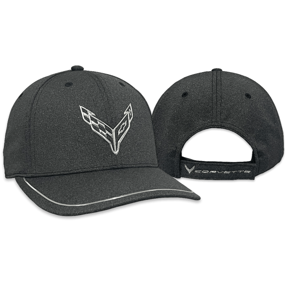 Corvette Chrome Velcro Cap