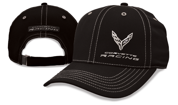 Corvette Racing Chrome Adjustable Cap