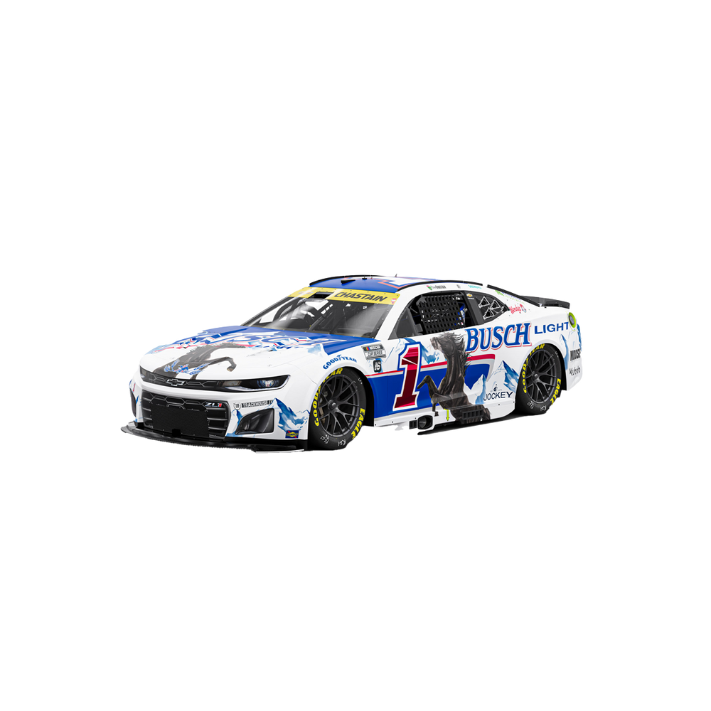 Ross Chastain #1 2025 Busch Light Retro STALLION 1:24 Diecast *PREORDER*