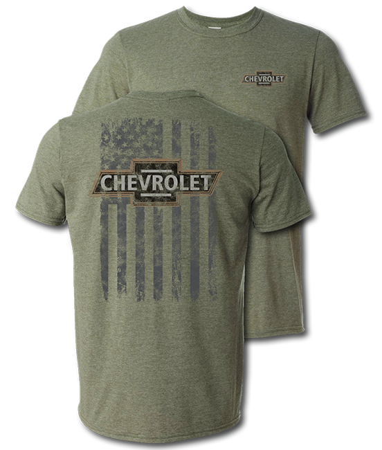 Chevy Heritage American Flag T-Shirt