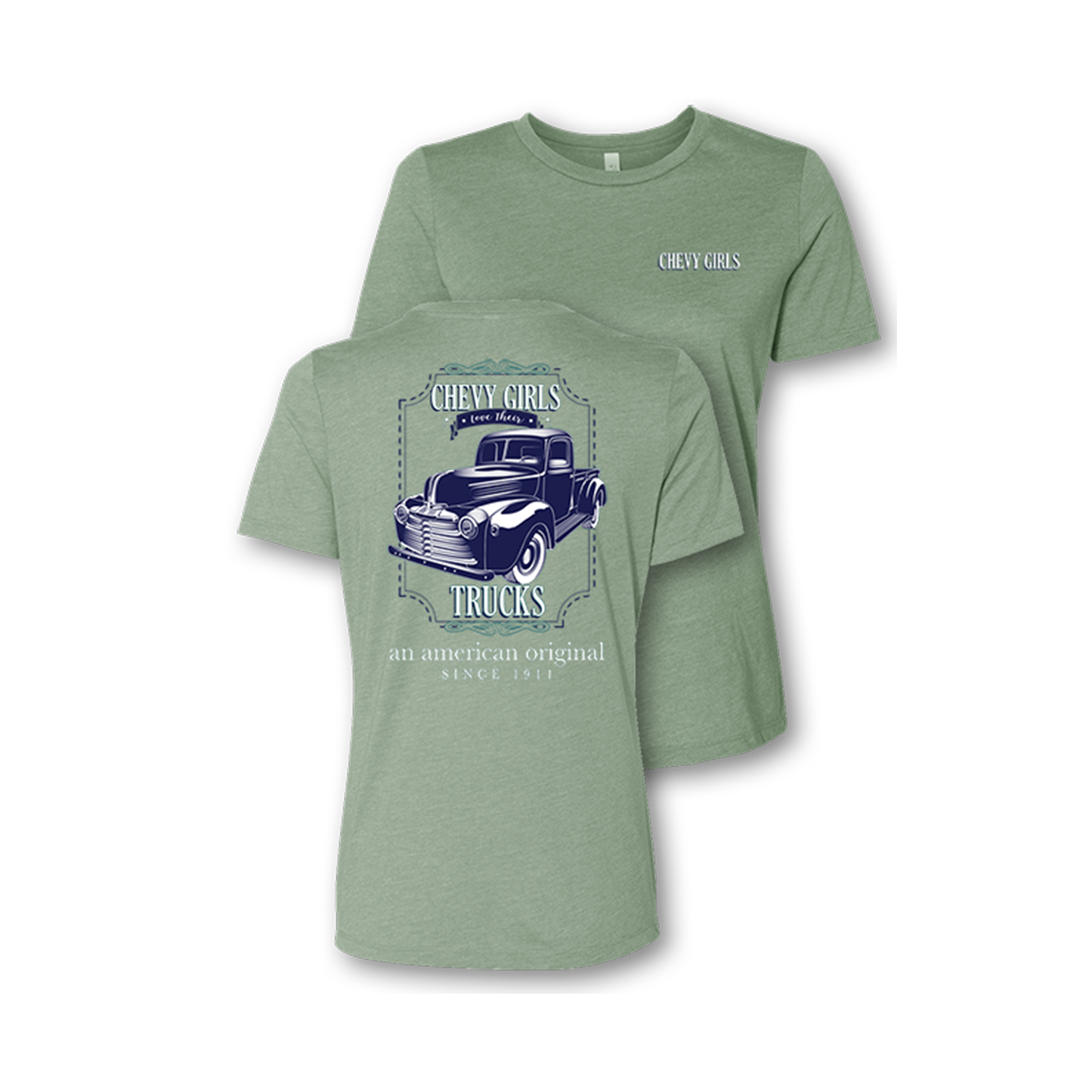 Chevy Trucks "Chevy Girls" Ladies T-Shirt