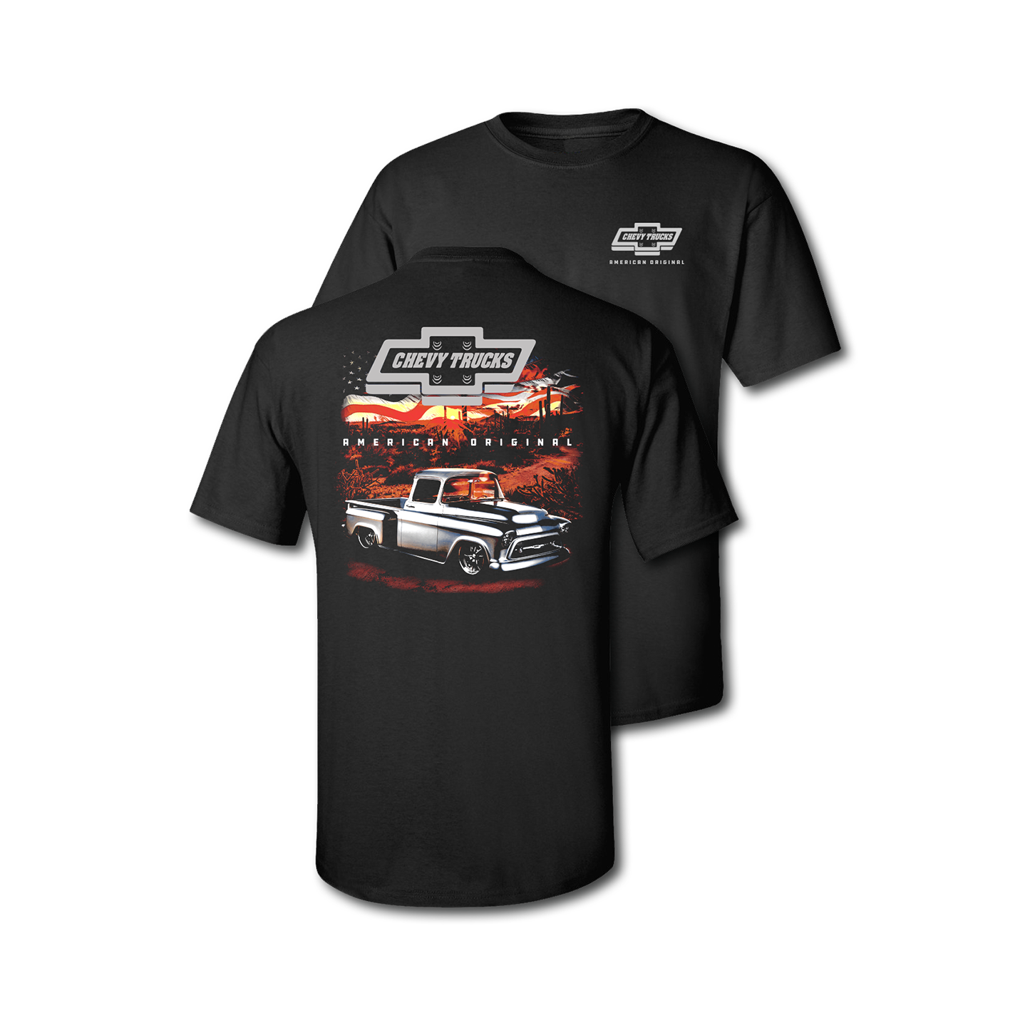 Chevy Trucks Desert Sunset T-Shirt