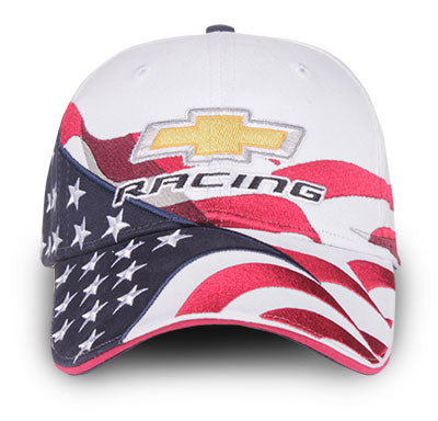 Chevrolet Racing USA Flag Hat