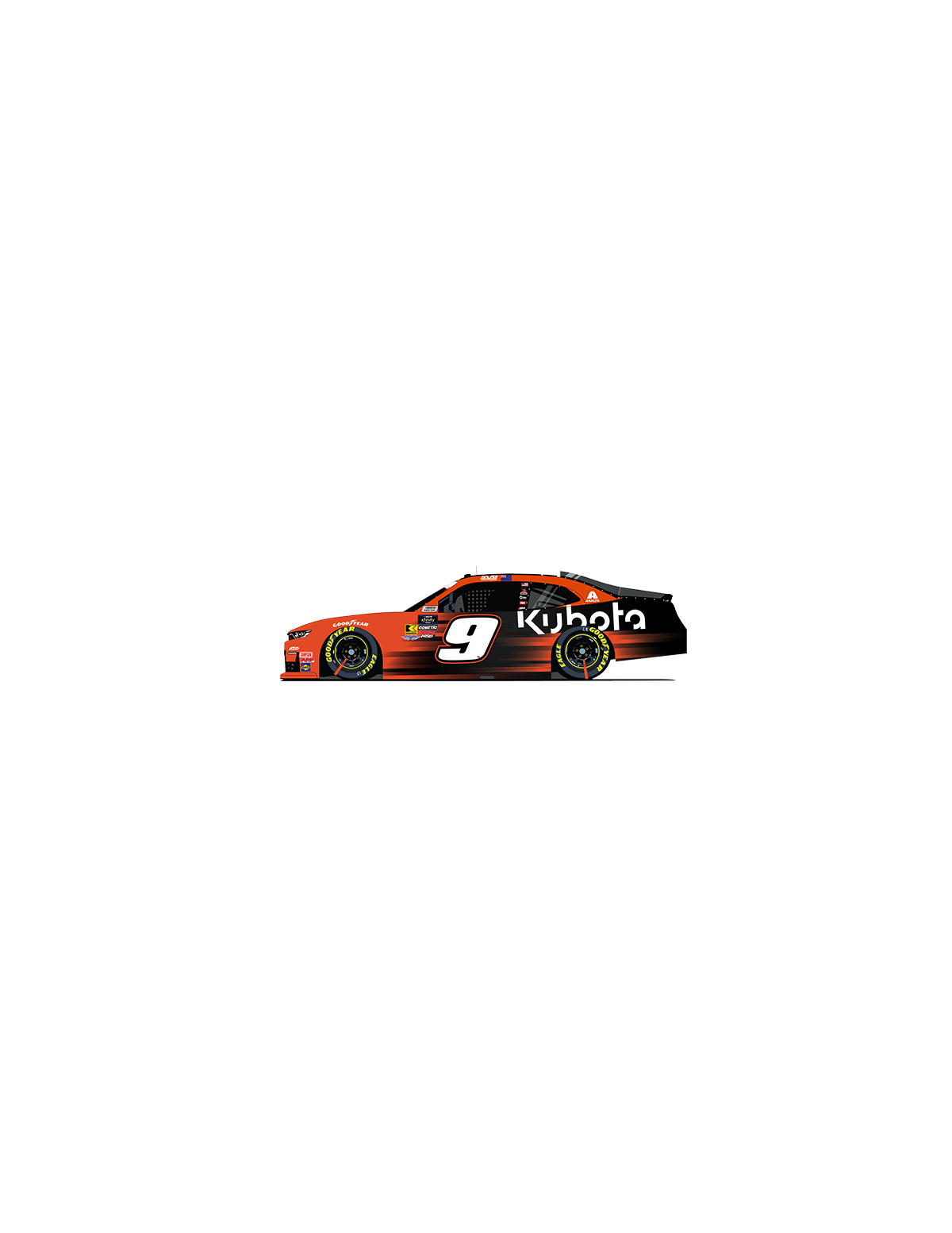 Shane Van Gisbergen #9 2025 Kubota Xfinity 1:64 Diecast *PREORDER*