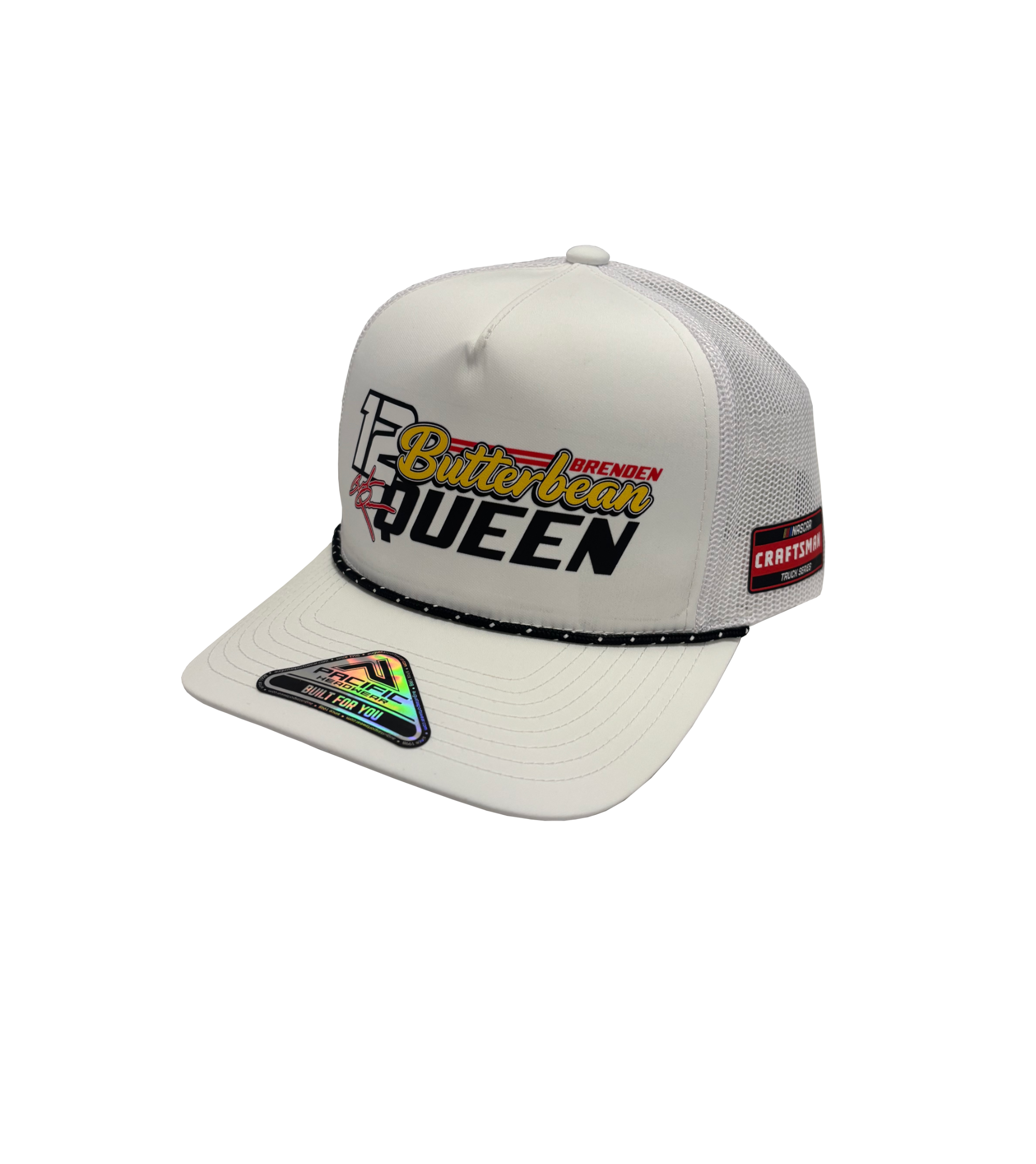 Kaulig x Ram – “Butterbean” Queen White Logo Hat