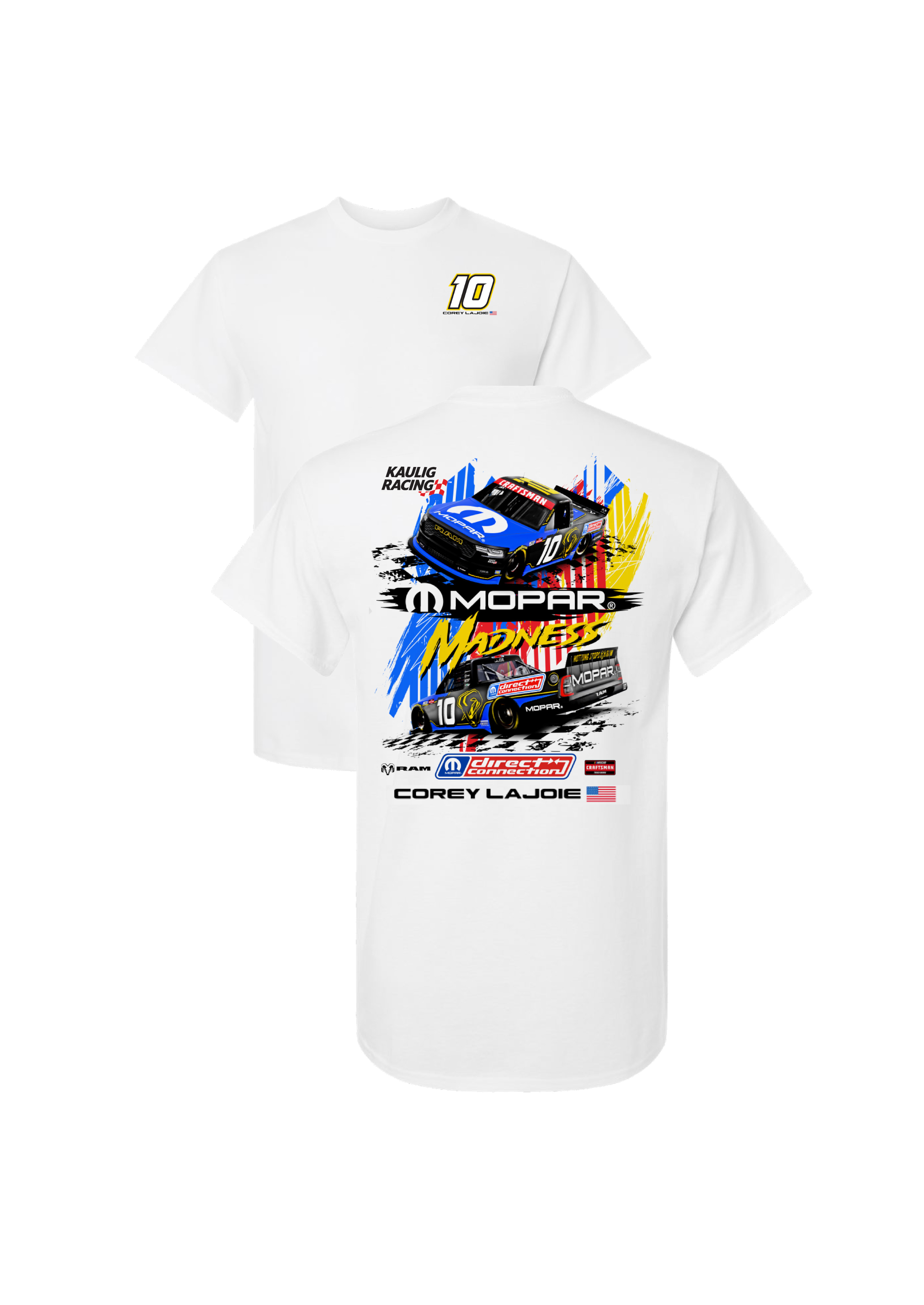 Kaulig Racing x Ram - Corey Lajoie #10 Truck T-Shirt