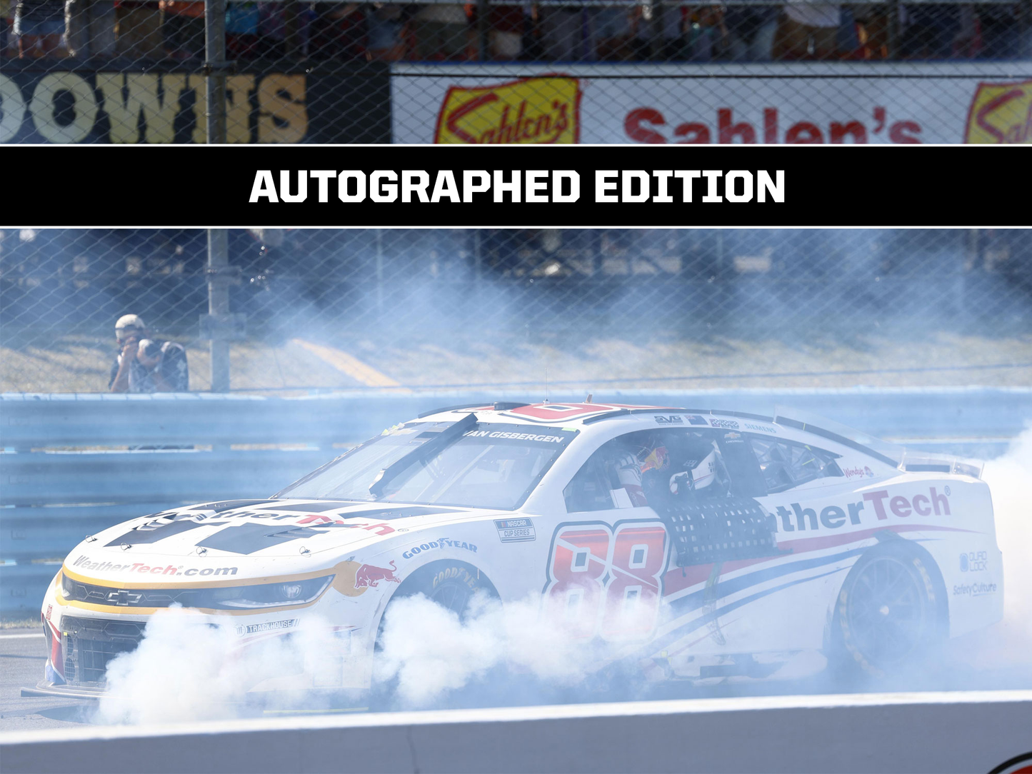 *Autographed* Shane van Gisbergen #88 2025 Watkins Glen Raced WIN 1:24 Diecast *PREORDER*